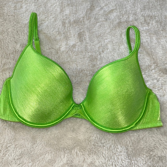 vassarette Intimates & Sleepwear 38b Vassarette Neon Green Lightly